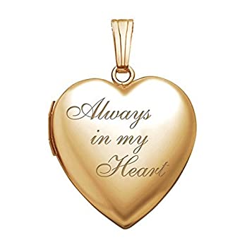 【中古】【輸入品・未使用】PicturesOnGold 14K ソリッドイエローゴールド / 14K イエローゴールドフィルド Always in My Heart ロケット - (3/4 X 3/4インチ) 19,699円