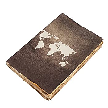 【中古】【輸入品・未使用】ハンドメイド スケッチブック 日記 日記 レジスター 古代地図アート 環境に優しい 中性ハンドメイド ペーパー フラットオープン ソフトカバー A4
