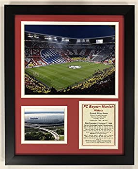 【中古】【インポート品・未当て嵌める】Legends Never Die FC Bayern Munich???Allianz Arena???Framed 12?\" x15?\"" Double Matted活動写真"
