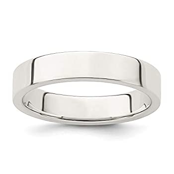 【中古】【輸入品・未使用】スターリングシルバー4?mmフラット結婚式バンド