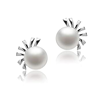 【中古】【輸入品・未使用】PearlsOnly???Marissaホワイト7???8?mm AA品質925スターリングシルバー養殖淡水パールイヤリングペア|スカイマーケットプラス