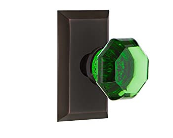 【中古】【輸入品・未使用】Nostalgic Warehouse 722658 スタジオプレート シングル ダミー ウォルドーフ エメラルド ドアノブ タイムレスブロンズ｜スカイマーケットプラス
