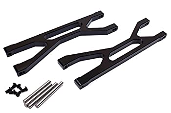 【中古】【輸入品・未使用】Racers Edge 1903Bk X-Maxx フロント/リア アルミニウム アッパー サスペンション アームセット - ブラック
