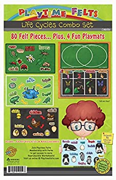 【中古】【輸入品・未使用】Life Cycles Flannel Board Stories for Toddlers???Includes 4フェルト黒板背景with比較&コントラストとイベントのシーケンス???Perfect