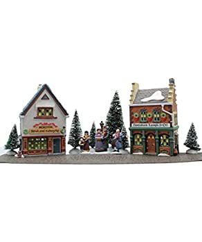 【中古】【輸入品・未使用】Department 56 トラディションスタートセット 13個入り タウンスクエアショップとキャロラー、木、ロード&雪 58327|スカイマーケットプラス
