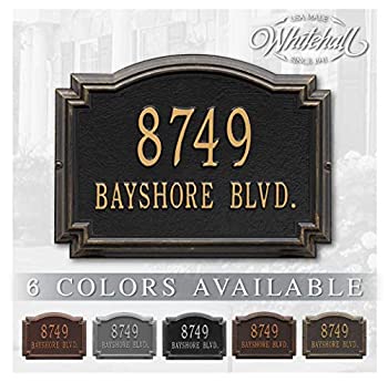 【中古】【インポート品・未当て嵌める】キャストメタルアドレスサインWilliamsburg アドレスプラーク