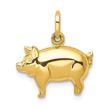 【中古】【輸入品・未使用】FB Jewels 14?K黄色ゴールド豚チャーム｜スカイマーケットプラス 60,414円