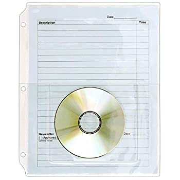 【中古】【輸入品・未使用】StoreSMART - プラスチックシートプロテクター 3リングバインダー用 - 8 1/2インチ x 11インチ - オープンショートサイド - CD/DVDポケット付き｜スカイマーケットプラス