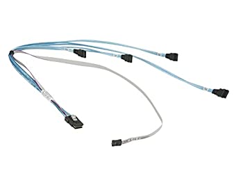 【中古】【輸入品・未使用】Supermicro cbl-0188l 2 ft iPass から 4 x SATA ケーブル