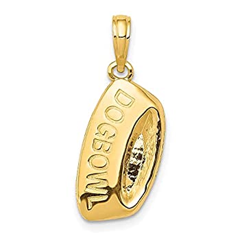 【中古】【輸入品・未使用】14K イエローゴールド ドッグボウル ペンダント チャーム ネックレス アニマル ファインジュエリー 女性へのギフトに, イエローゴールド|スカイマーケットプラス