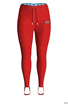 【中古】【輸入品・未使用】Arena Women Standard Caroline Team Stirrup Pant, Red - White - Red, L