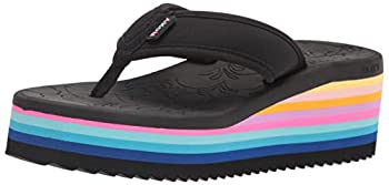 【中古】【輸入品・未使用】Roxy レディース Kallie プラットフォーム フリップフロップサンダル, マルチ, 9
