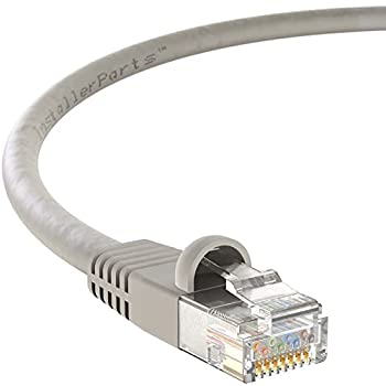【中古】【輸入品・未使用】InstallerParts (10本パック イーサネットケーブル CAT5Eケーブル UTP ブーツ5フィート - グレー - プロフェッショナルシリーズ - 1ギガビット/