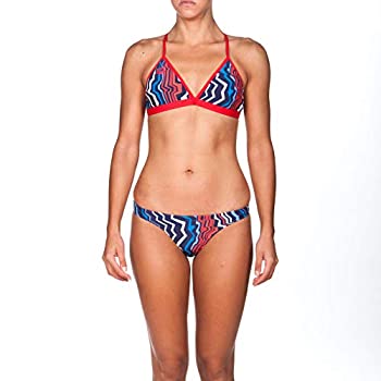 【中古】【輸入品・未使用】ArenaレディースZig Zag Maxlife Tie Back Top 26 ブルー｜スカイマーケットプラス