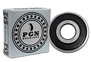 【中古】【輸入品・未使用】PGN (2個パック) 6302-2RSベアリング - 潤滑クロムスチールシールドボールベアリング - 15x42x13mmベアリング ラバーシール&高RPMサポート