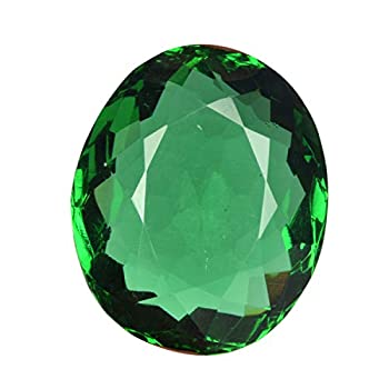 【中古】【インポート品・未当て嵌める】gemhub 輪っか大きさ 緑であることアメジスト 94.50カラット ブラジル連邦共和国アメジスト 楕円面形半澄み切った緑であることアメジスト 宝玉