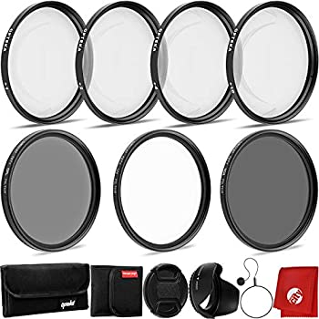 【中古】【輸入品・未使用】Opteka 58mm プロ仕様 クローズアップセット (+1、2、+4) 10倍マクロレンズ&フィルターポーチ付き Circuit City 58mm デジタル写真フィルターキ