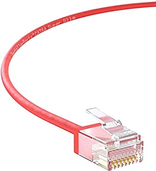 【中古】【輸入品・未使用】InstallerParts イーサネットケーブル CAT6A スーパースリムケーブル UTP 2フィート (30本パック) - レッド - プロフェッショナルシリーズ - 10