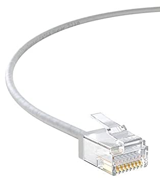 【中古】【インポート品・未当て嵌める】InstallerParts イーサネットケーブル CAT6A スーパースリムケーブル UTP 6フート (50容器に並べる) 薄墨色 職業的続きもの 10ギガビッ