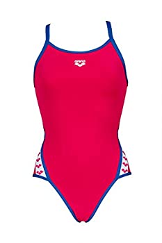【中古】【輸入品・未使用】Arena Women's Standard Team Stripe Superfly Back MaxLife One Piece Swimsuit, Freak Rose-Royal, 26