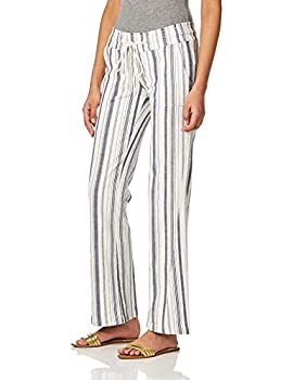 【中古】【輸入品・未使用】Roxy Women's Yarn Dye Pant, Mood Indigo Oceanside 211 STRI, M