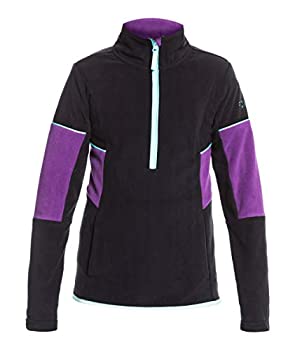【中古】【輸入品・未使用】Roxy Young レディース Sayna ハーフジップ, トゥルーブラック, Small|スカイマーケットプラス