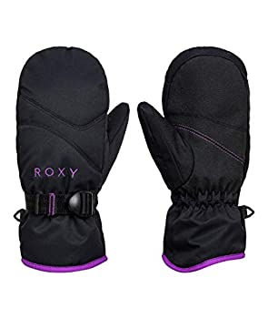 【中古】【インポート品・未当て嵌める】Roxy Girl\u0027s Jetty Solid Mitt (Little Kids/Big Kids) True Black SM