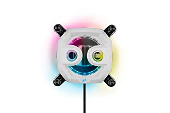【中古】【インポート品・未当て嵌める】CORSAIR Hydro Xつづき物 XC7 RGB PRO 中央処理装置 お水立ちはだかる - Intel? LGA 1700 1200 115X - AMD Socket AM5 AM4 - Niメッキ銅冷ややかさ PCパーツ-パソコン・周辺機器