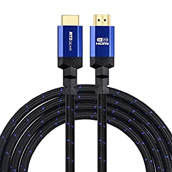 【中古】【輸入品・未使用】RitzGear 4K HDMI 2.0ケーブル 30フィート [2個パック] 18Gbps 超高速編組ナイロンコード&ゴールドコネクタ - 4K@60Hz/UHD/3D/2160p/1080p/ARC & 18,276円
