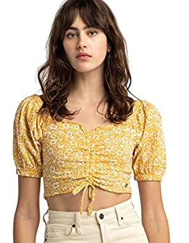【中古】【輸入品・未使用】ロキシー・フラティー・ウォーク, オーカー ウッドブロック ディッツィー, Medium｜スカイマーケットプラス