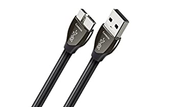 【中古】【インポート品・未当て嵌める】AudioQuest???Carbon USB 3.0???USB to USB Micro???3?M
