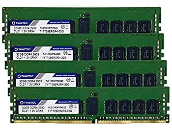 【中古】【インポート品・未当て嵌める】Timetec Hynix 集積回路 128GB 一揃いの道具(4x32GB) Apple Mac Pro 2019 青写真(MacPro7,1) DDR4 2933MHz パソコン4-23400 Registered ECC 1.2V CL21 2Rx4 デュア
