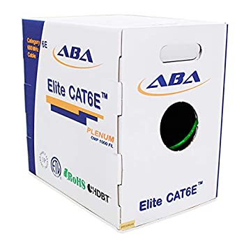 【中古】【輸入品・未使用】インフィニティケーブル Cat6e Plenum 600MHz CMP 23AWG UTP ソリッド 100%純銅 1000フィート 簡単に引っ張れる (Reelex II) ボックス グリーン｜スカイマーケットプラス