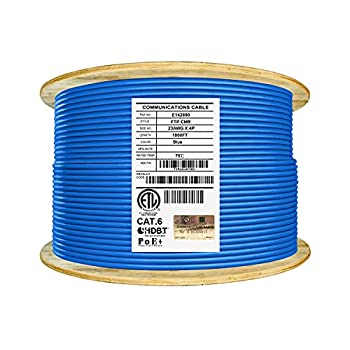 【中古】【インポート品・未当て嵌める】Infinity Cable CAT6 CMR 定格シールドソリッド MPEG 純銅100% 1000フート バルクケーブルリール。 1000 Foot TSR2404N70BU