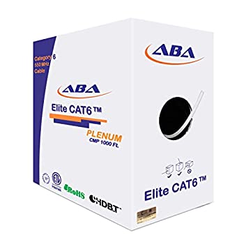 【中古】【輸入品・未使用】Infinity Cable CAT6 Solid CMP Plenum 100% Pure Copper, Bulk Cable 1000ft. Pull Box, White by Infinity Cable Products|スカイマーケットプラス