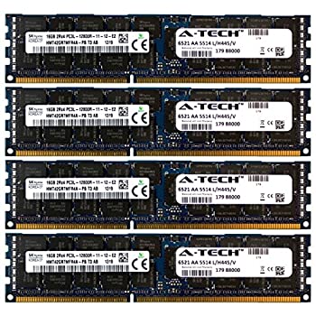 【中古】【輸入品・未使用】A-Tech Hynix 64GB キット 4X 16GB PC3-12800 1.35V HP ProLiant DL380 G7 DL380P G8 DL385P G8 DL560 G8 713985-B21 DL580 G7 DL980 G7 ML。 33|スカイマーケットプラス