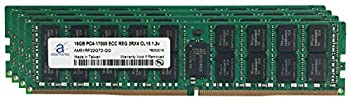 【中古】【インポート品・未当て嵌める】Adamanta 64GB (4x16GB) サーバーメモリアップグレード SuperMicro SuperWorkstation 7048GR-TR DDR4 2133MHz マイコン4-17000 ECC 書きとどめる手当て 2Rx4 CL