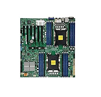 【中古】【輸入品・未使用】Supermicro マザーボード MBD-X11DPI-N-B Xeon デュアルソケット S3647 C621 Max.2TB PCI Exress EATX ブラウンボックス