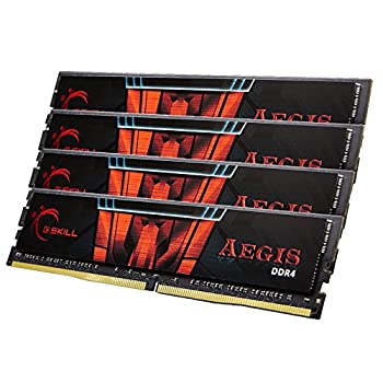 【中古】【輸入品・未使用】G。Skill 64?GB ( 4?x 16?GB ) Aegis ddr4?2133?MHz pc4???17000?for Intel z170プラットフォームとインテルx99プラットフォーム288-pi