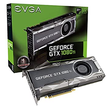 【中古】【インポート品・未当て嵌める】EVGA GeForce GTX 1080?Ti Founders～版 力くらべ Real Boost Clock: 1582 MHz 11G-P4-5390-KR