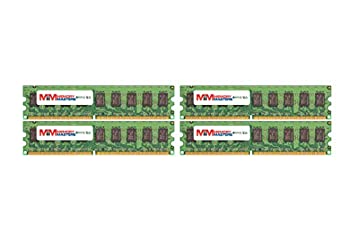 【中古】【インポート品・未当て嵌める】MemoryMasters 16GB (4x4GB) DDR2-800MHz パソコン2-6400 ECC UDIMM 2Rx8 1.8V 緩衝装置なし記憶装置、ワークステーション用