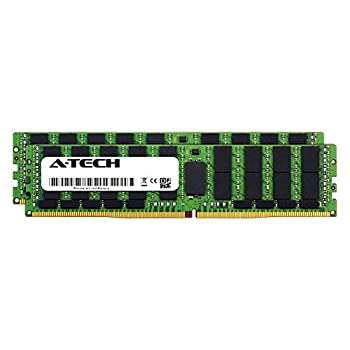 【中古】【インポート品・未当て嵌める】A-Tech 64GB 一揃いの道具 (2 x 32GB) Dell PowerEdge T630用 - DDR4 パソコン4-21300 2666Mhz ECC 厄介なもの楽にする LRDIMM 2Rx4 - サーヴァー記憶装置ランダムアクセス記憶装置 OEM SNP2WMMMC