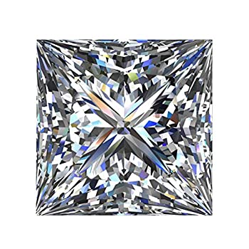 【中古】【輸入品・未使用】gemhub VS+ プリンセスカット モアッサナイト ホワイト E/F カラー モアッサナイト ファセット プリンセス モアッサナイト ルースストーン ペン|スカイマーケットプラス