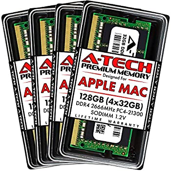 【中古】【輸入品・未使用】A-Tech 128GB キット (4x32GB) DDR4 2666MHz RAM Apple 2019 & 2020 iMac 27インチ Retina 5K (iMac19,1 iMac20,1 iMac20,2) | PC4-21300 SO-DIM
