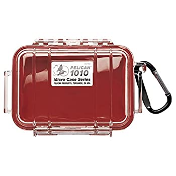 【中古】【輸入品・未使用】ペリカン マイクロケース 1010 レッド/クリア 026257