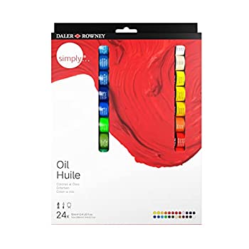 【中古】【輸入品・未使用】Daler - Rowney Simply 24 x 12ml Oil Set