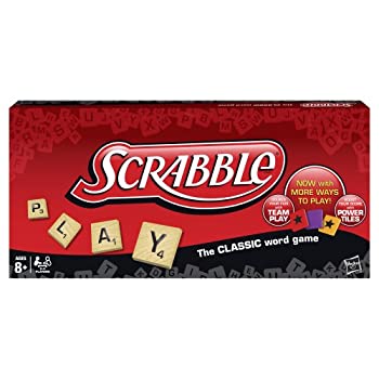 【中古】【輸入品・未使用】Hasbro Scrabble Crossword Game with Power Tiles