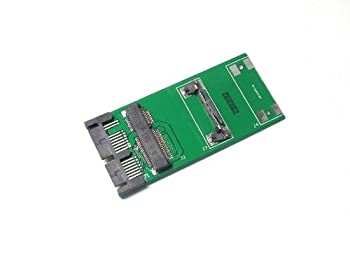 【中古】【輸入品・未使用】mSATA to Micro SATA 16ピンアダプタwith mo-300bクリップ