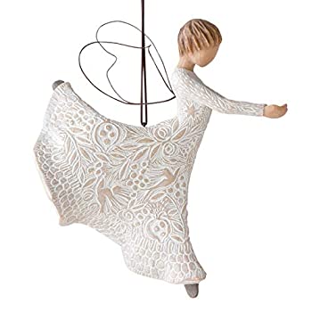 【中古】【インポート品・未当て嵌める】ウィローツリー 飾りつけ 【Dance of Life】 - 生命現象の社交ダンス アンティーク 天然木飾りつけ
