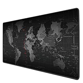 【中古】【輸入品・未使用】Benvo 拡張マウスパッド 大型ゲーミングマウスパッド - 35.4x15.7x0.12インチ コンピューターキーボードマウスマット ノンスリップマウスパッド｜スカイマーケットプラス